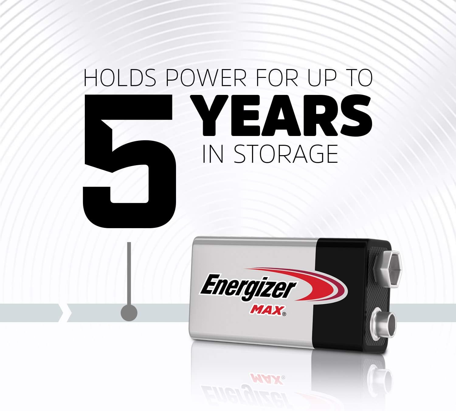 Energizer - Max 9V/6Lr61 (2-Pack)