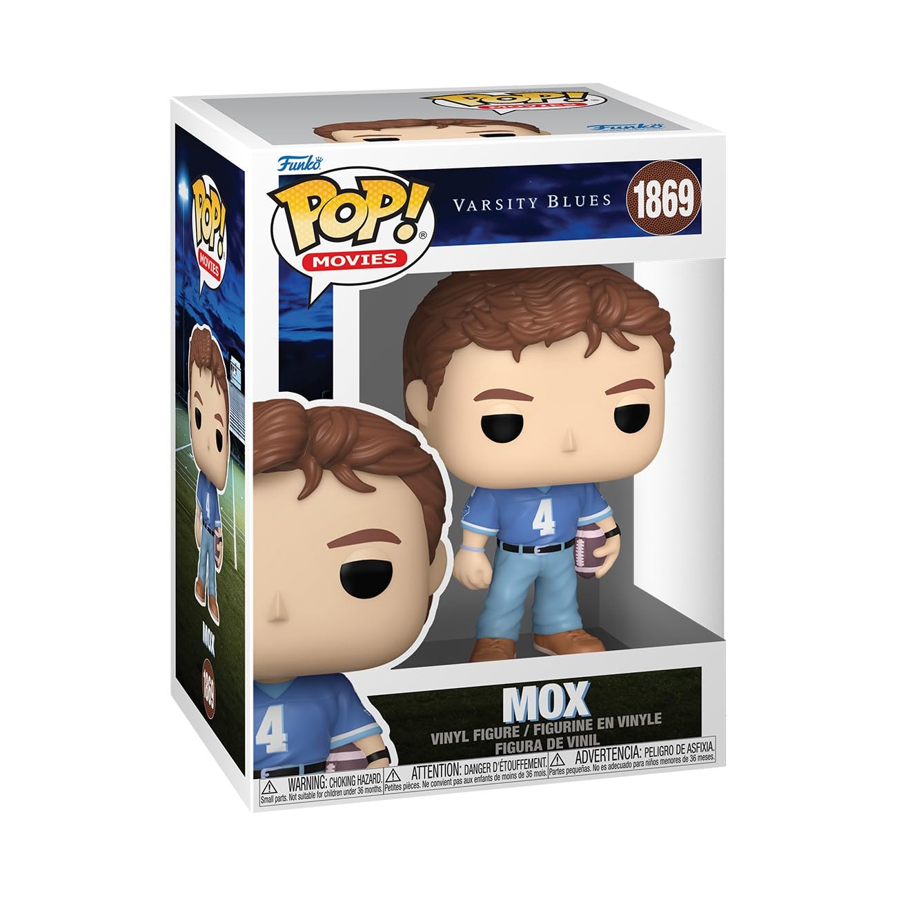 Funko Pop! Movies: Varsity Blues - MOX - Keychain - Neuartiger Schlüsselanhänger - Vinyl-Minifigur Zum Sammeln - Strumpffüller - Geschenkidee - Offizielle Handelswaren - Movies Fans - Minifigur