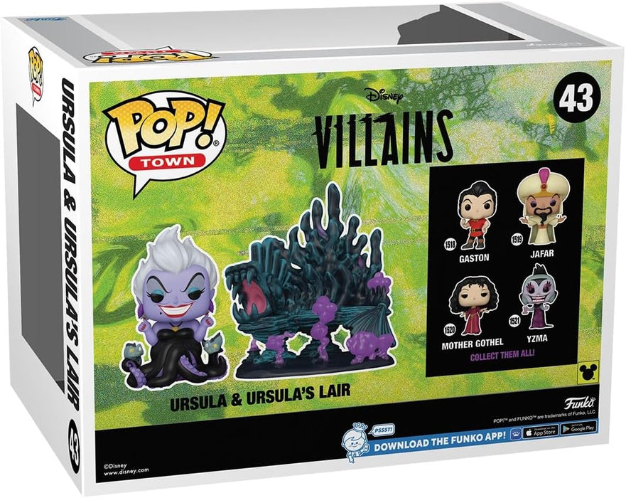 Funko Pop! Towns: Villains - Ursula's Lair - Disney Villains - Collectable Vinyl Figure - Gift Idea - Official Merchandise - Toys for Kids & Adults - Movies Fans - Model Figure for Collectors