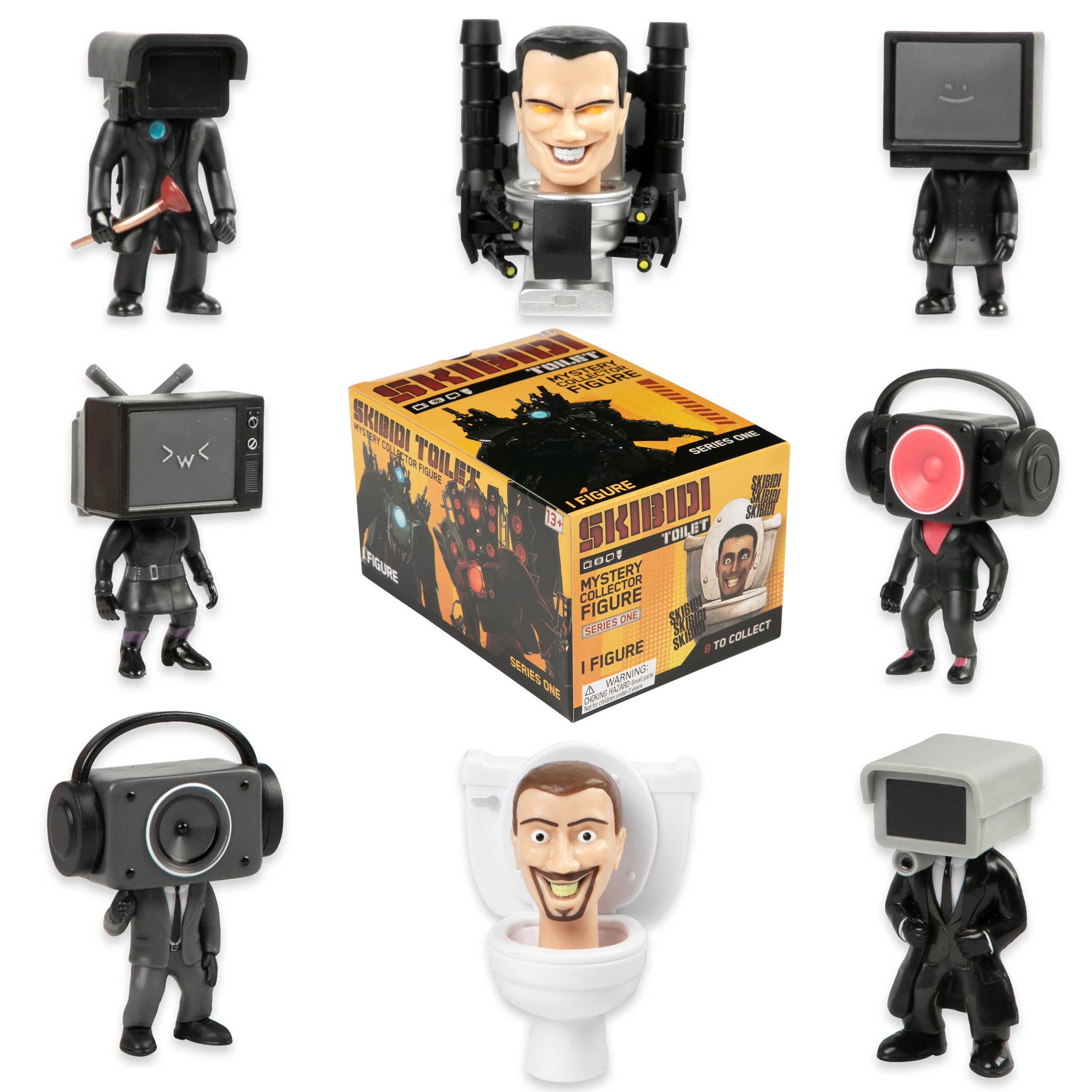 SKIBIDI Toilet Mystery Figure Collector Series, Collectible Figures, Officially Licensed Toilet Merch, STYLES MAY VARY