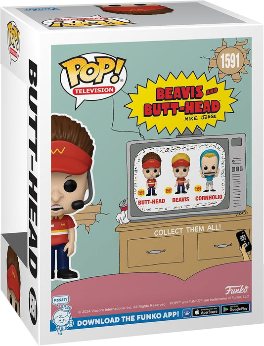 Funko Pop! TV: Beavis & Butt-Head – Butt-Head - Beavis and Butthead - Collectable Vinyl Figure - Gift Idea - Official Merchandise - Toys for Kids & Adults - TV Fans - Model Figure for Collectors
