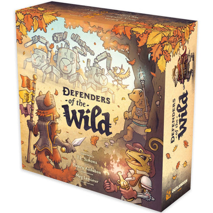 Defenders of The Wild - Fantasy Area Control Board Game, Card Driven Co-Op Game of Animals Against Machines, Age 14+, 1-4 Players