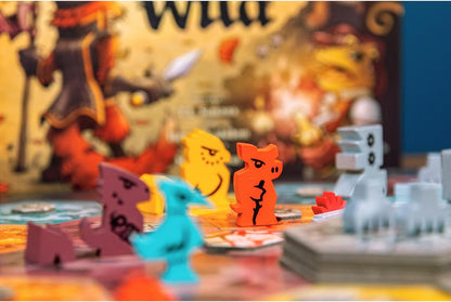Defenders of The Wild - Fantasy Area Control Board Game, Card Driven Co-Op Game of Animals Against Machines, Age 14+, 1-4 Players