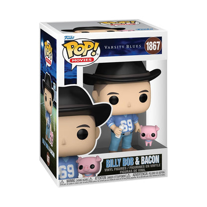 Varsity Blues Pop & Buddy! Vinyl Figure Billy W/Bacon 9 Cm