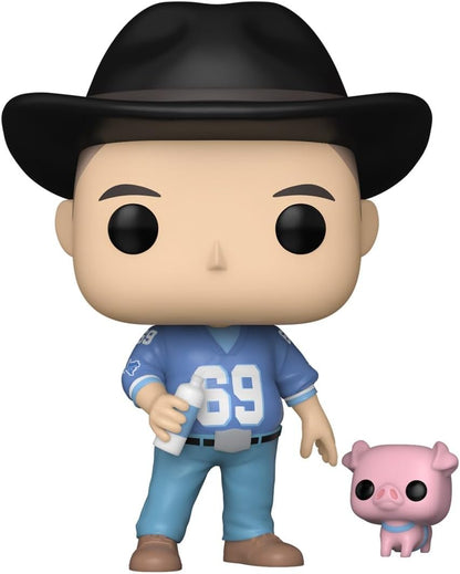 Varsity Blues Pop & Buddy! Vinyl Figure Billy W/Bacon 9 Cm
