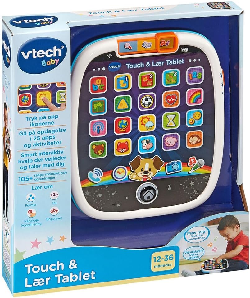 VTech Touch & Teach Tablet DK (950-602932