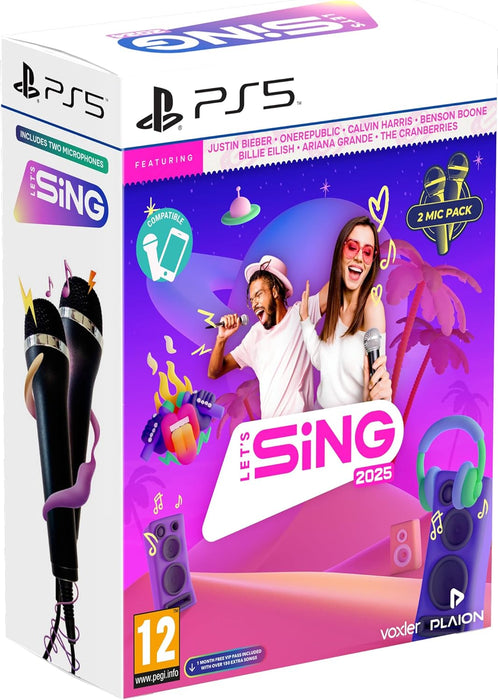 Let`S Sing 2025 - Double Mic Bundle (Playstation 5)