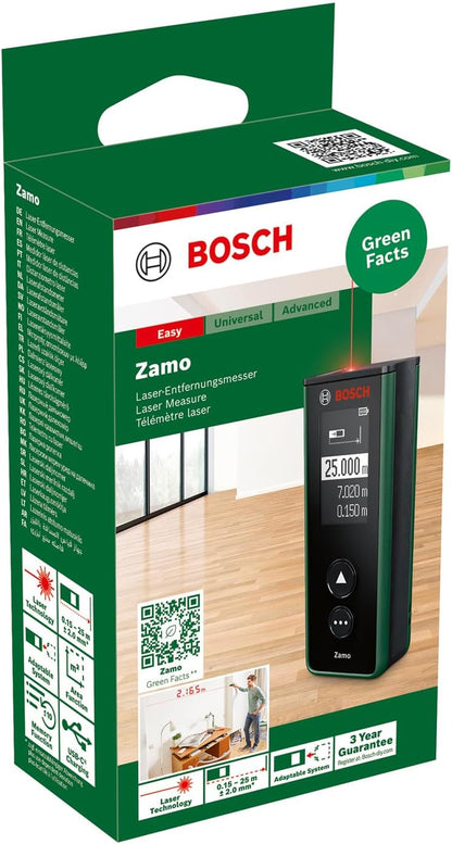 Bosch Zamo - Laserafstandmeter - Inclusief Batterijen - [Dutch Import]