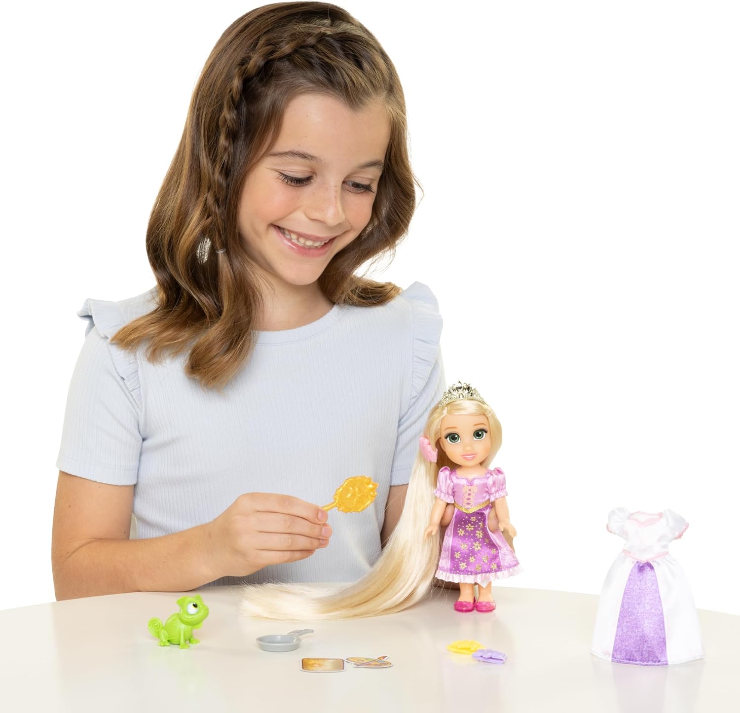 Disney Princess Longest Hair Rapunzel Doll (15cm.