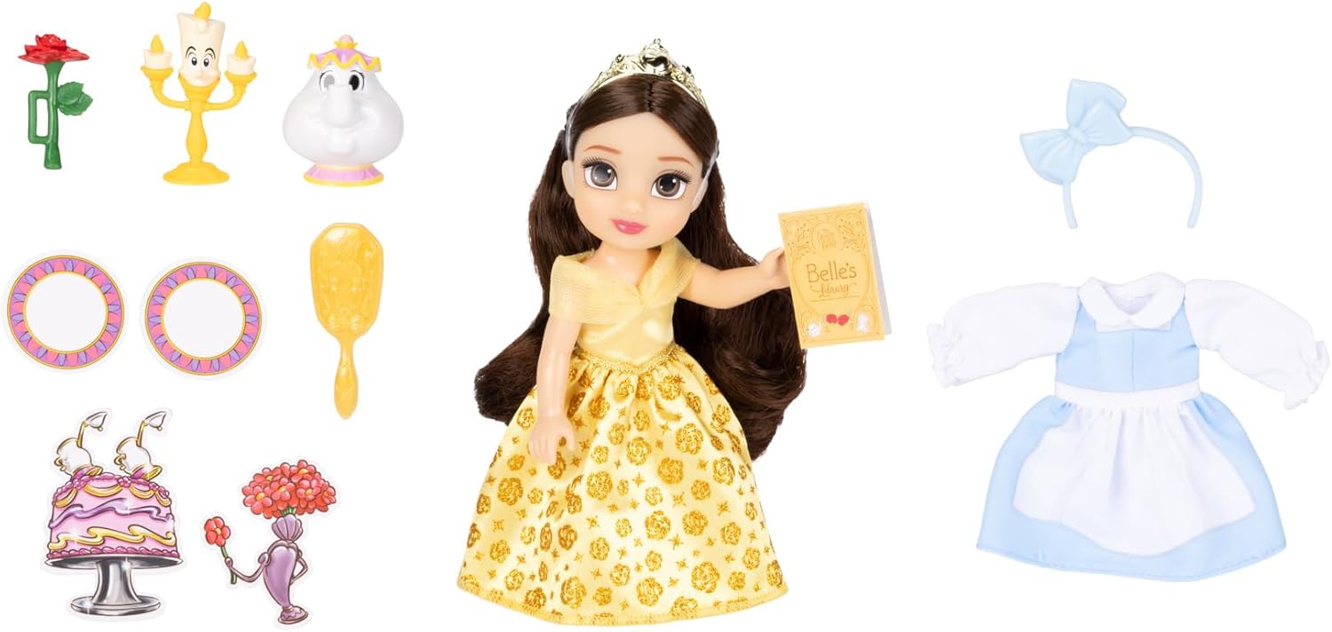 Disney Princess Be Our Guest Belle Doll (15cm.