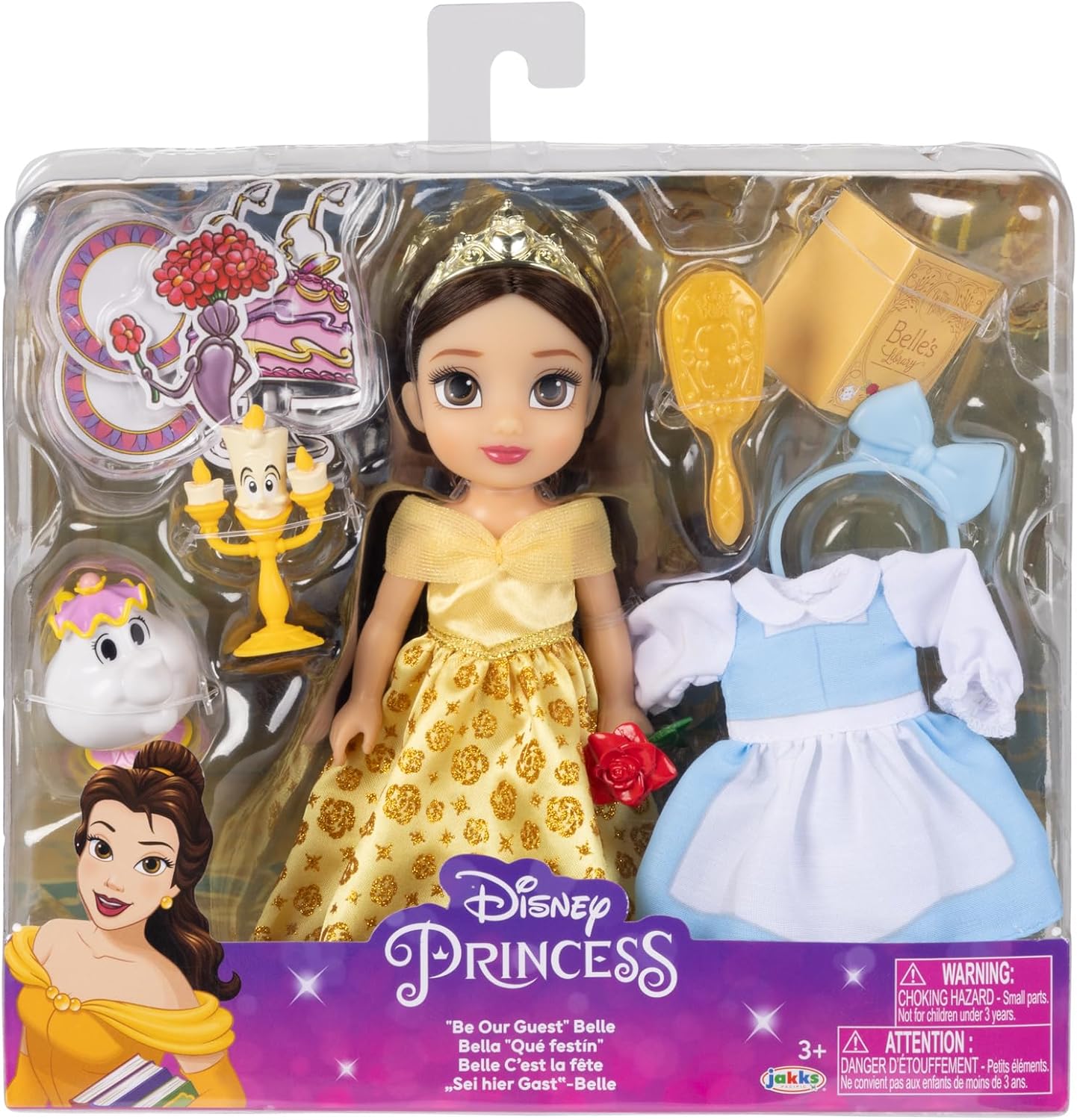 Disney Princess Be Our Guest Belle Doll (15cm.