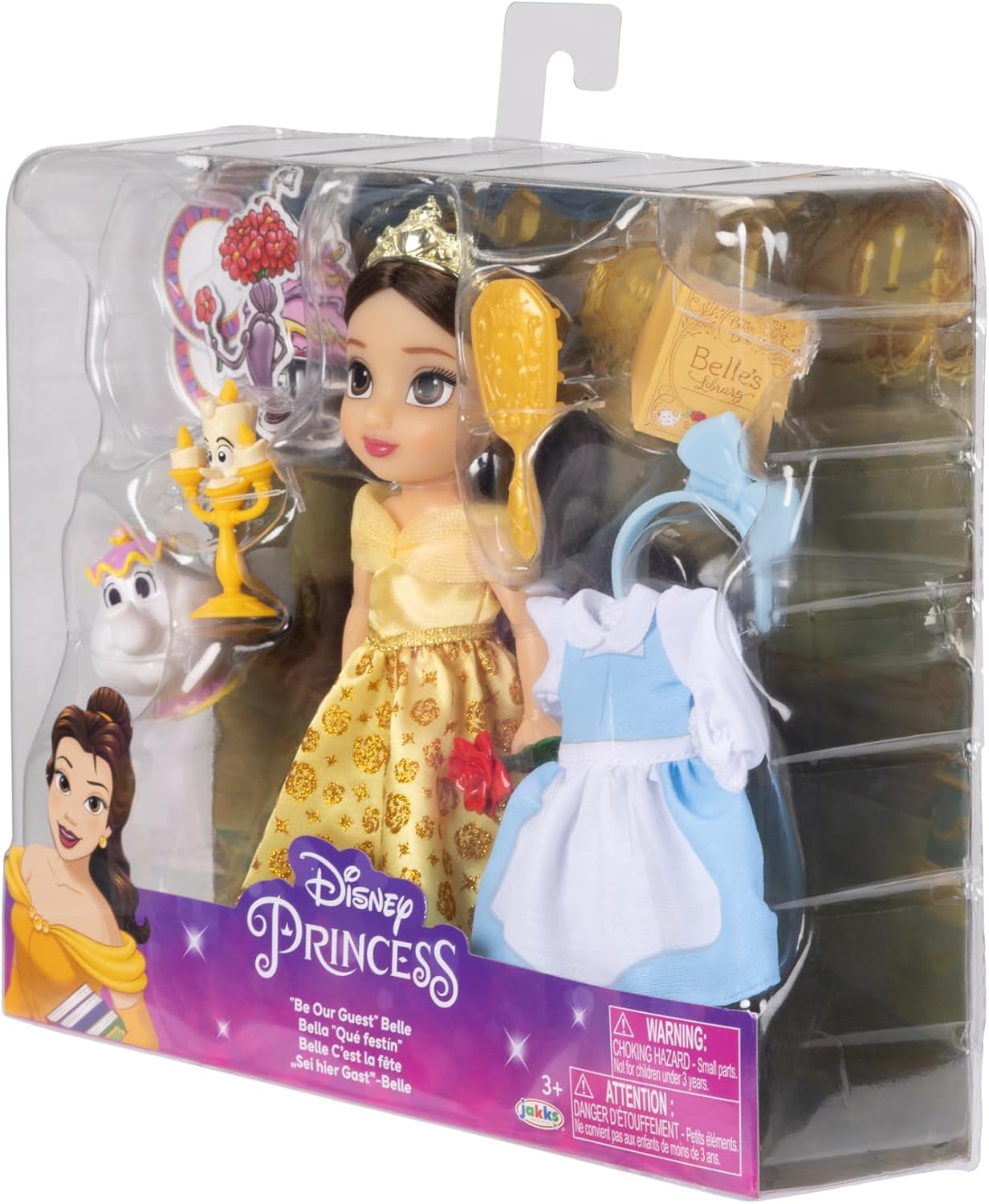 Disney Princess Be Our Guest Belle Doll (15cm.