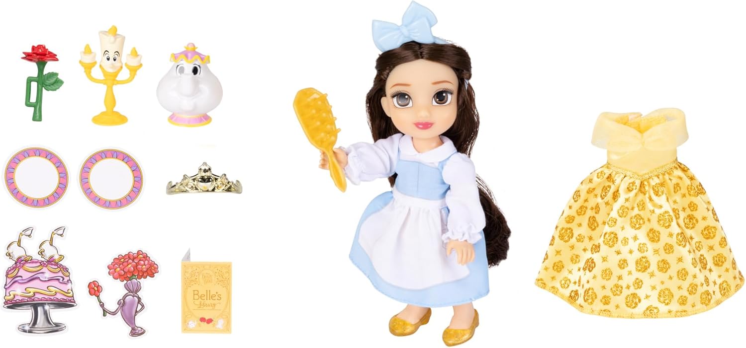 Disney Princess Be Our Guest Belle Doll (15cm.