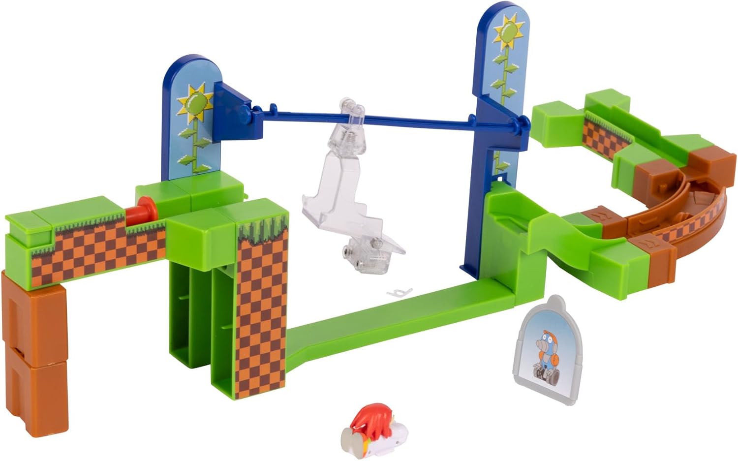 Sonic The Hedgehog Go-Go Racers Knuckles Adventure Playset
