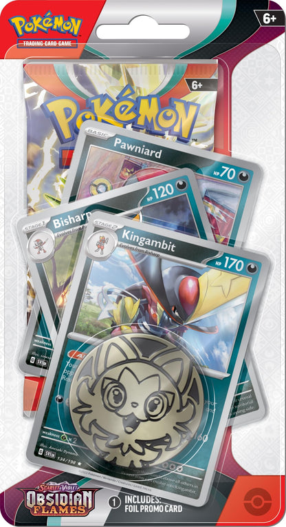 Pokémon TCG: Scarlet & Violet - Obsidian Flames Kingambit Premium Checklane Blister - EN