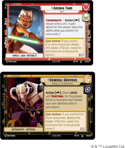Fantasy Flight Games Star Unlimited TCG Twilight of Republic Starter Set-Master The Clone Wars Trading Card Game for Kids and Adults, Ages 12+, 2 Players, 20 Min Playtime, Made by (SWH0303EN