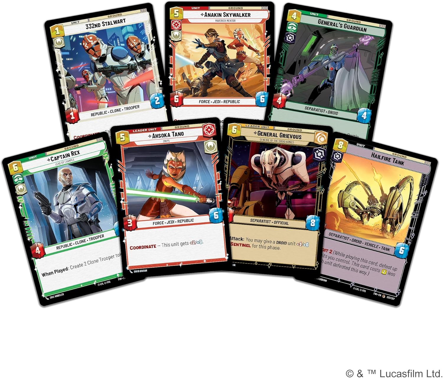 Fantasy Flight Games Star Unlimited TCG Twilight of Republic Starter Set-Master The Clone Wars Trading Card Game for Kids and Adults, Ages 12+, 2 Players, 20 Min Playtime, Made by (SWH0303EN