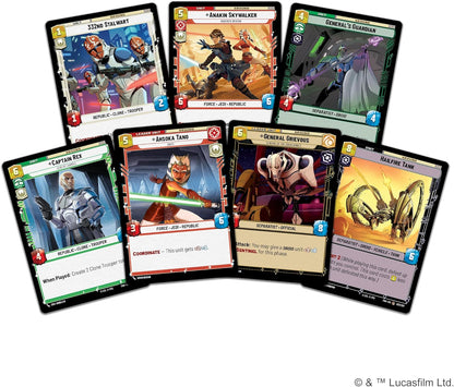 Fantasy Flight Games Star Unlimited TCG Twilight of Republic Starter Set-Master The Clone Wars Trading Card Game for Kids and Adults, Ages 12+, 2 Players, 20 Min Playtime, Made by (SWH0303EN