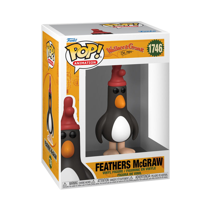 Funko POP! Movies: Wallace & Gromit - Feathers McGraw - Vinyl-Sammelfigur - Geschenkidee - Offizielle Handelswaren - Spielzeug Für Kinder und Erwachsene - Movies Fans