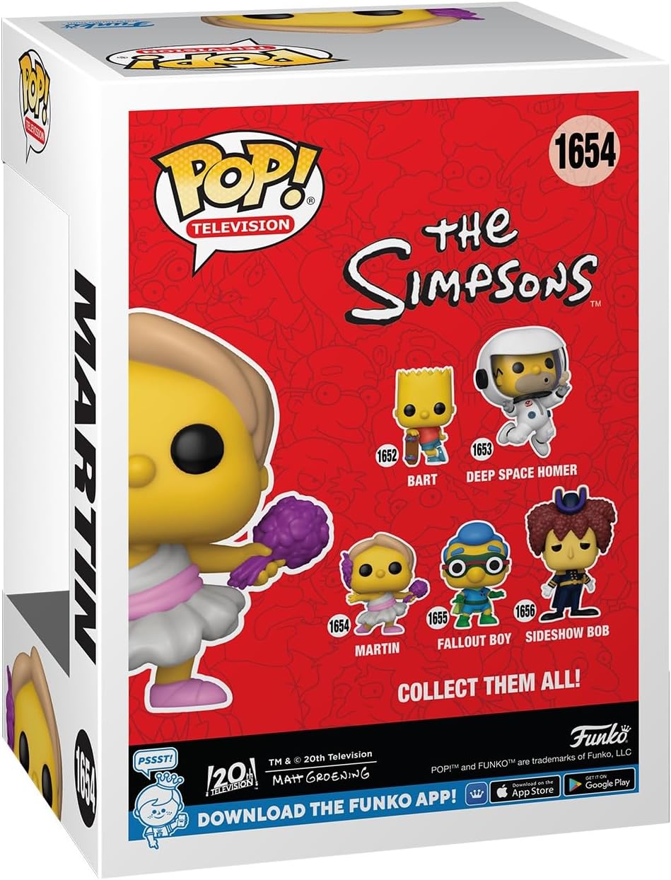Funko POP! TV: Simpsons - Martin Prince As Calliope - the Simpsons - Collectable Vinyl Figure - Gift Idea - Official Merchandise - Toys for Kids & Adults - TV Fans - Model Figure for Collectors