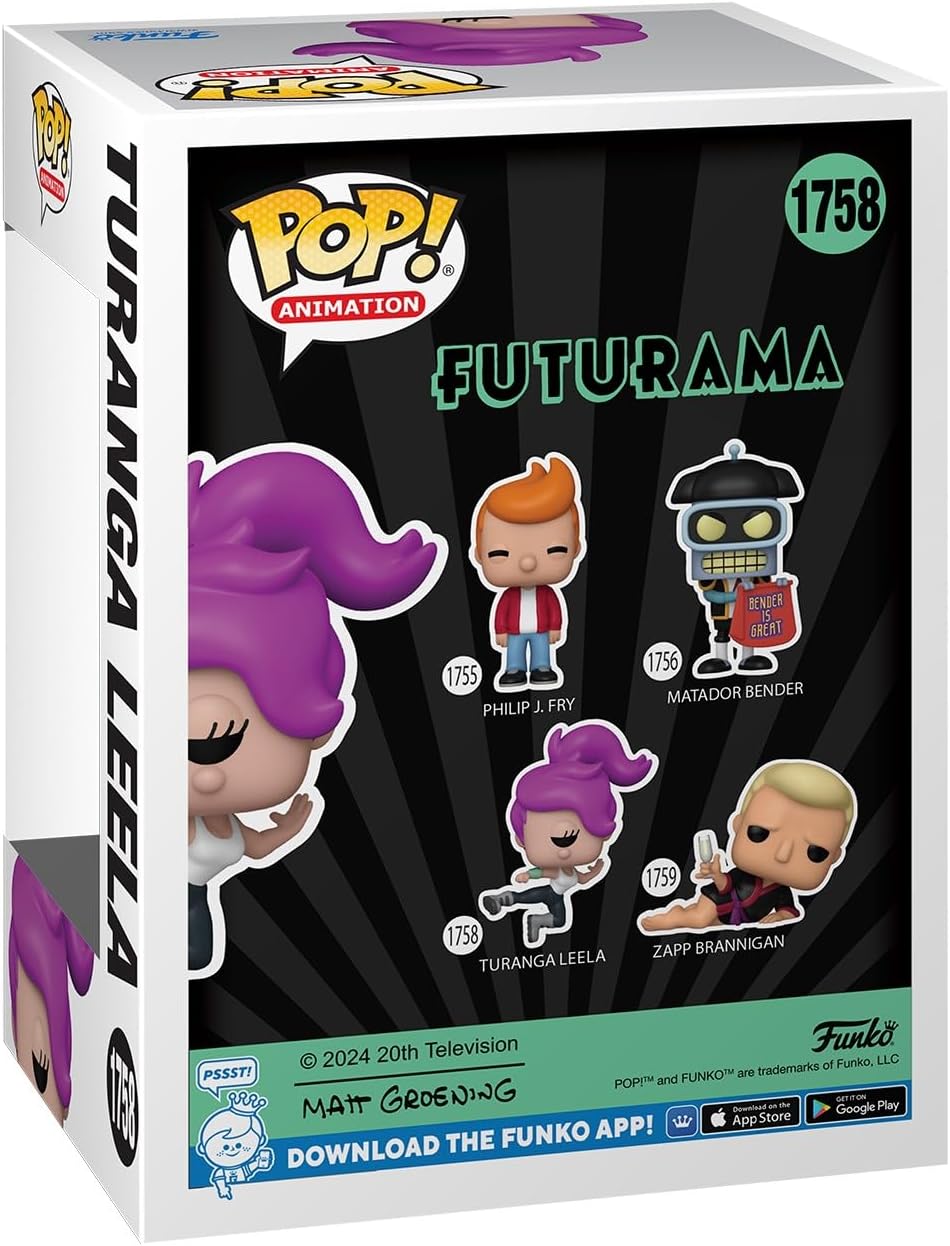 Funko POP! TV: Futurama - Turanga Leela - Collectable Vinyl Figure - Gift Idea - Official Merchandise - Toys for Kids & Adults - TV Fans - Model Figure for Collectors and Display