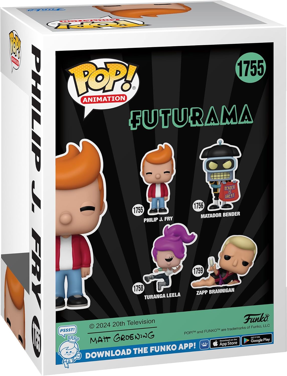 Funko POP! TV: Futurama - Philip J. Fry - Collectable Vinyl Figure - Gift Idea - Official Merchandise - Toys for Kids & Adults - TV Fans - Model Figure for Collectors and Display