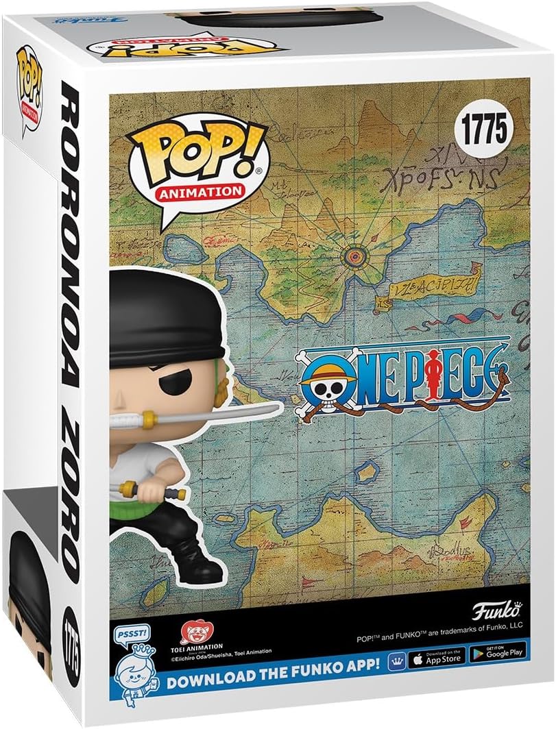 Funko Pop! Animation: One Piece - Roronoa Zoro with Chase, (Style May Vary