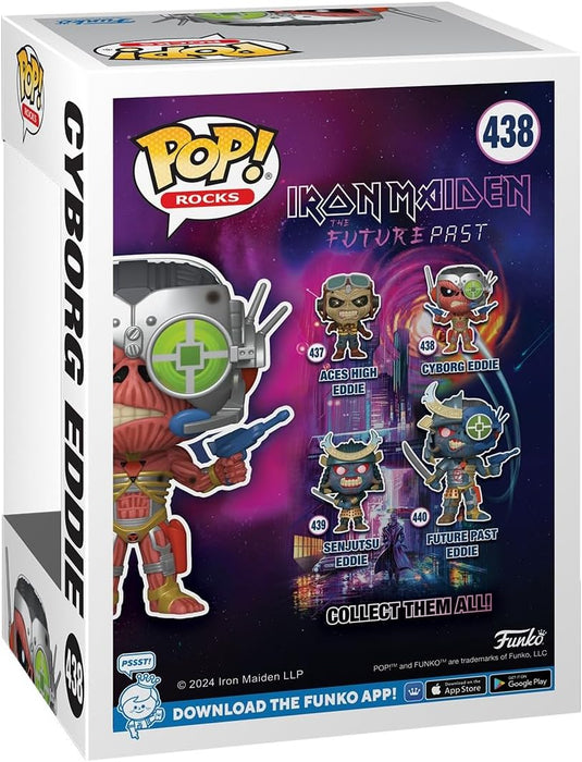 Funko Pop! Rocks: Iron Maiden - Cyborg - Collectable Vinyl Figure - Gift Idea - Official Merchandise - Toys for Kids & Adults - Music Fans - Model Figure for Collectors and Display