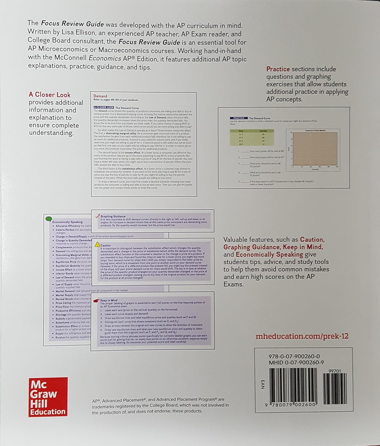 McConnell, Economics, 2018, 21e (AP Ed), AP Focus Review Guide