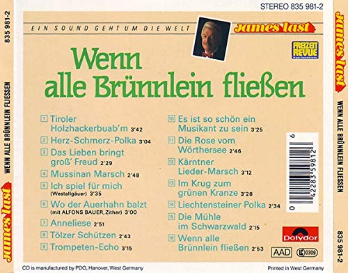James Last - Wenn Alle Brunnlein Flieben