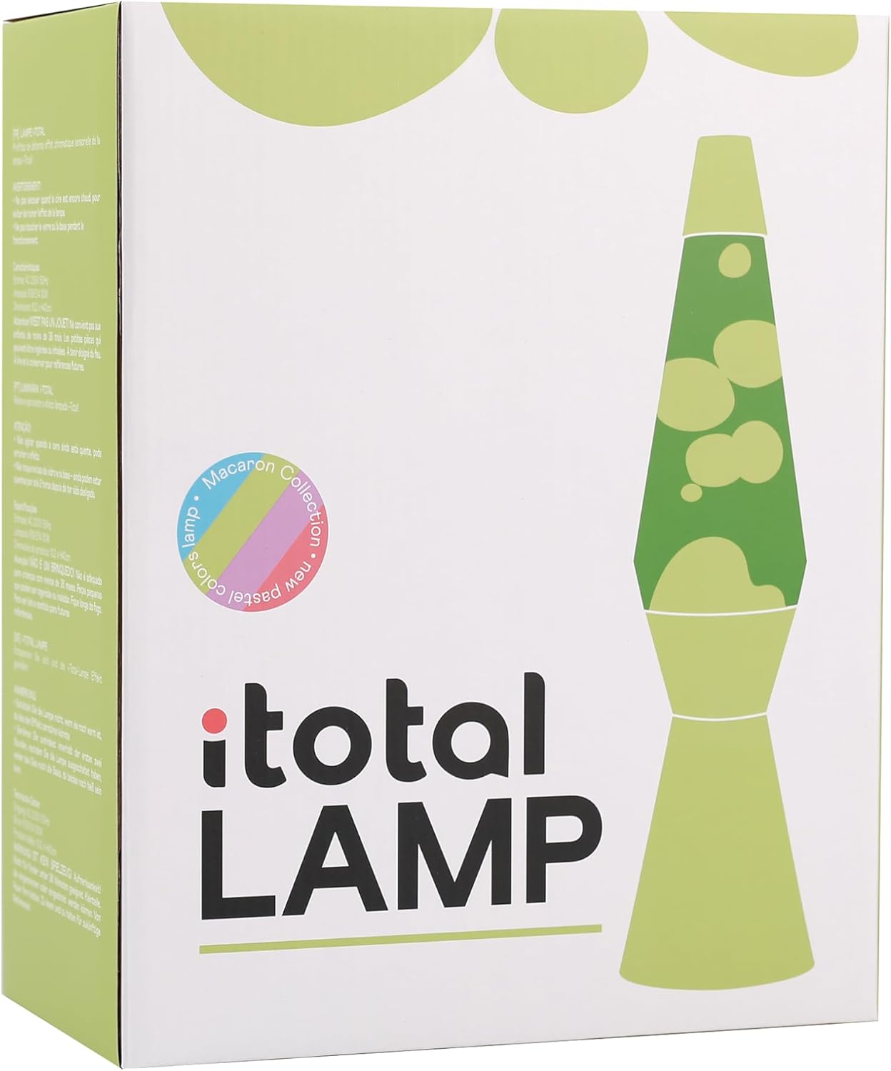 Itotal - Lava Lamp - Green - 36 Cm (Xl2938)