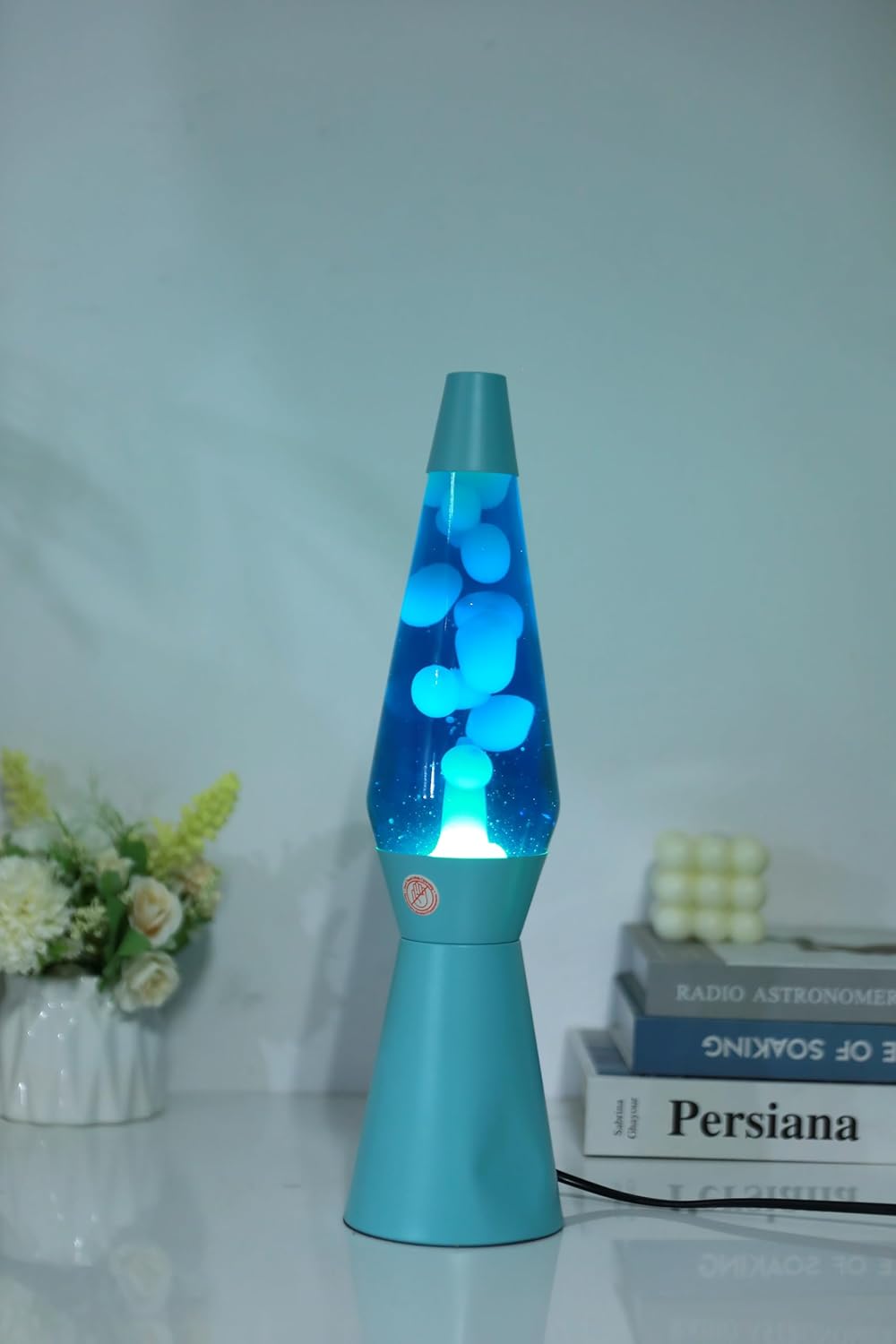 Itotal - Lava Lamp - Blue/White - 36 Cm (Xl2939)