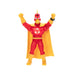 The Simpsons 12.7cm Premium Radioactive Man Collectable Action Figure by JAKKS Pacific, Articulated Action Figure with Light Up Chest, Collector's Display Packaging