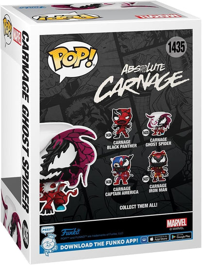 Funko Pop! Marvel: Carnageized - Ghost Spider - Marvel Comics - Collectable Vinyl Figure - Gift Idea - Official Merchandise - Toys for Kids & Adults - Comic Books Fans - Model Figure for Collectors