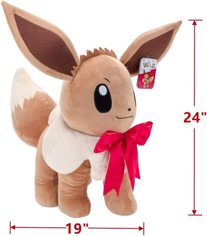 Pokemon - 24`` Holiday Eevee  Plush  /Plush