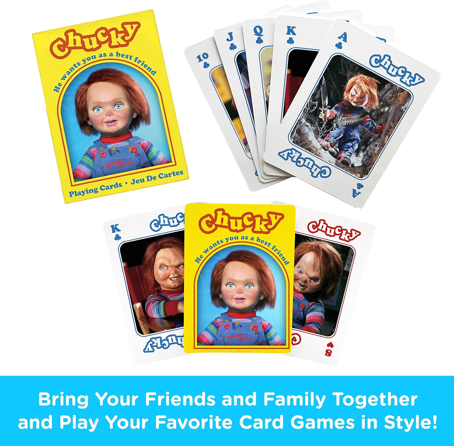 HORREUR - Chucky - Jeu de cartes