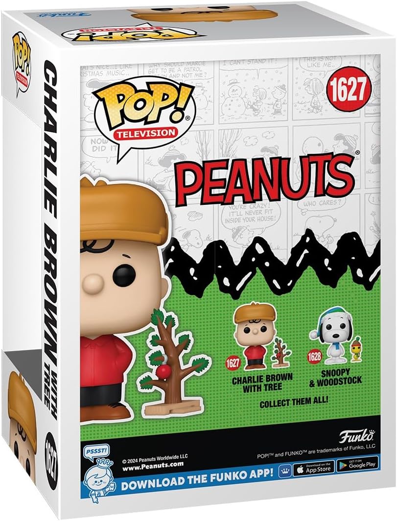 Funko Pop! Movies: ACBC– Charlie Brown - Peanuts TV Specials - Collectable Vinyl Figure - Gift Idea - Official Merchandise - Toys for Kids & Adults - TV Fans - Model Figure for Collectors and Display