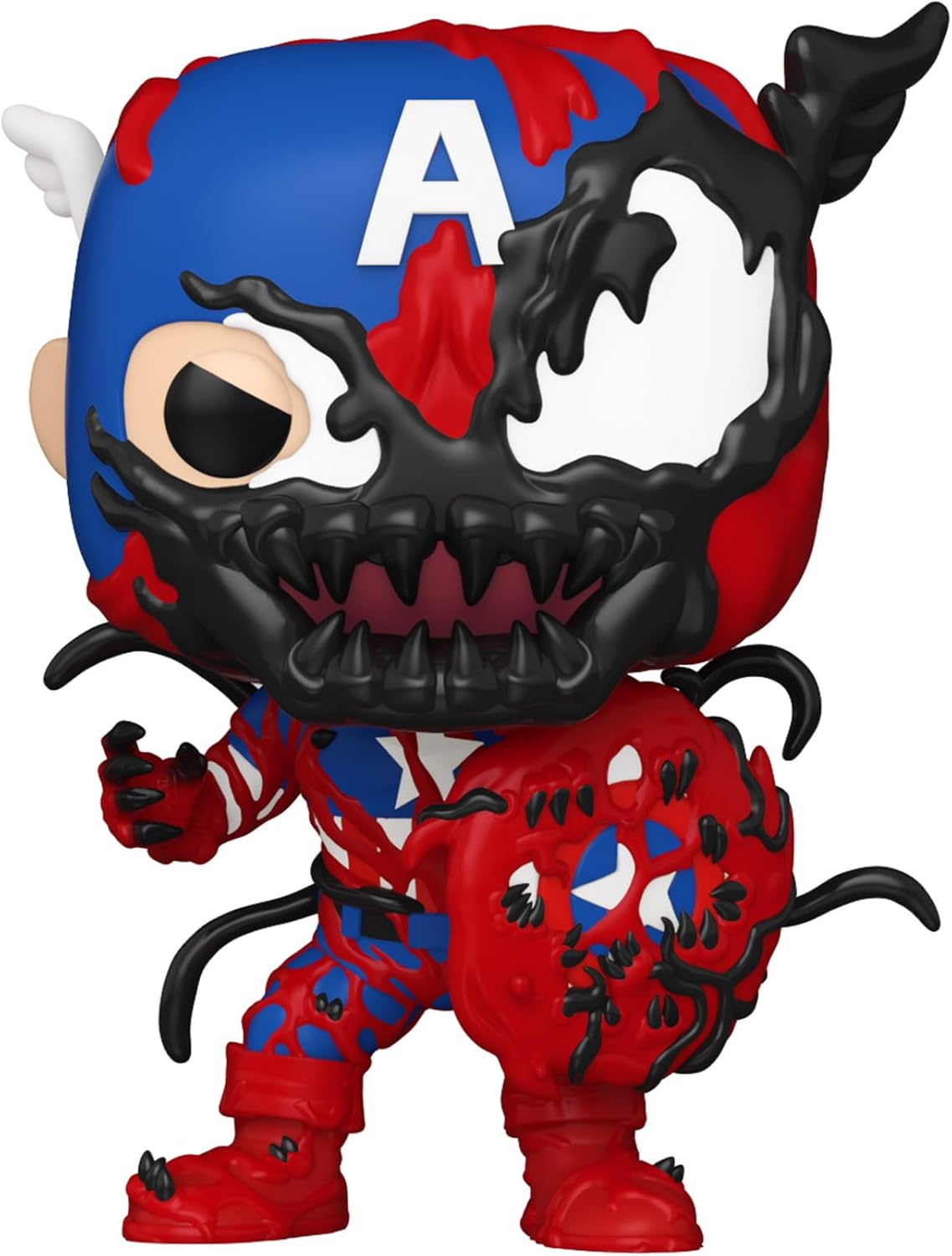 Funko Pop! Marvel: Carnageized - Captain America - Marvel Comics - Collectable Vinyl Figure - Gift Idea - Official Merchandise - Toys for Kids & Adults - Comic Books Fans