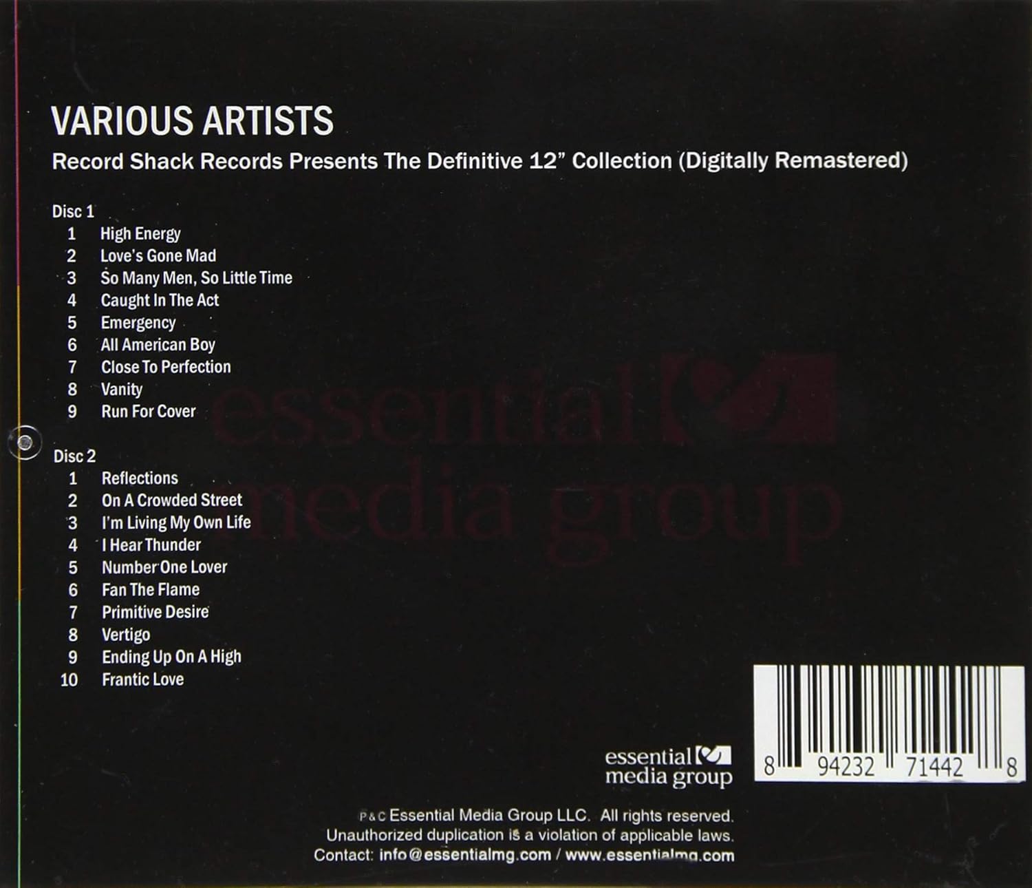 Record Shack Records Presents The Definitive 12 Collection