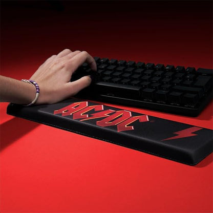 Subsonic AC/DC Wrist Rest Memory Foam, Ergonomic Design Licensed AC/DC Merchandise