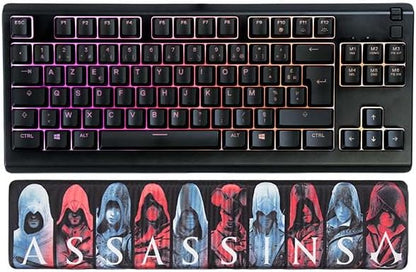 Subsonic Assassin's Creed Shadow Wrist Rest Memory Foam, Ergonomic Design Licensed Assassin's Creed Merchandise