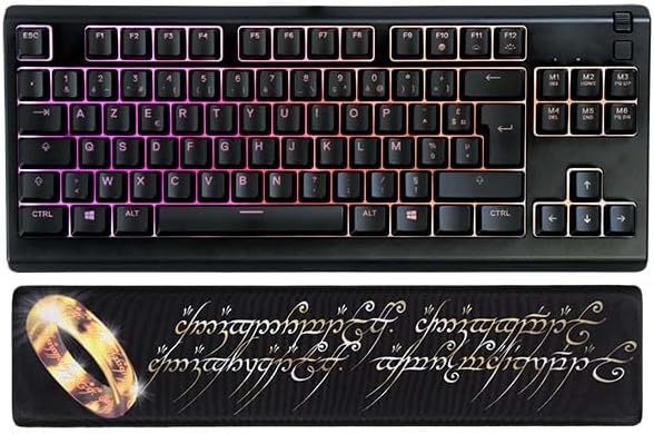 Subsonic The Lord of the Rings Wrist Rest Memory Foam, Ergonomic Design Licensed Lord of the Rings Merchandise