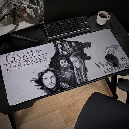 Subsonic Game of throne XXL Mouse Pad 90 mm x 40 mm Gift Game of throne officially licensed gaming desk pad