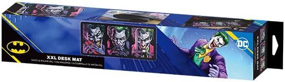 Subsonic DC Comics Joker XXL Mouse Pad 90 mm x 40 mm Officially licensed Joker gaming desk mat as a gift