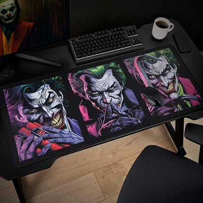 Subsonic DC Comics Joker XXL Mouse Pad 90 mm x 40 mm Officially licensed Joker gaming desk mat as a gift