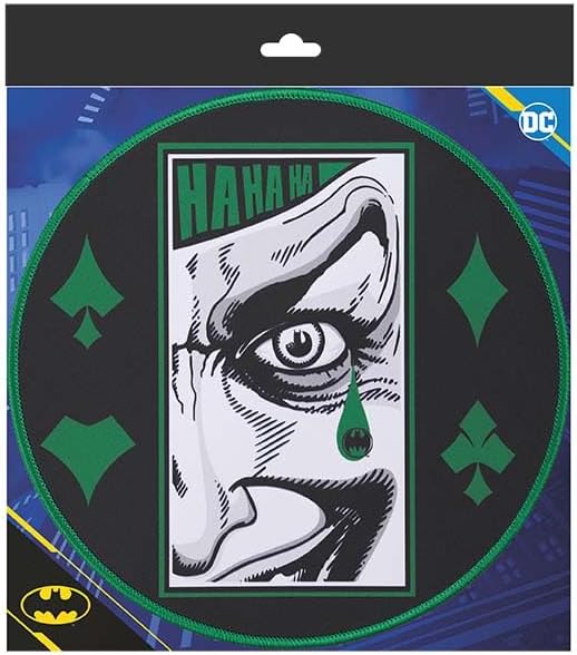 Subsonic DC Comics Joker Gaming Mouse Pad Officially licensed Joker desktop mouse pad gift 30 cm