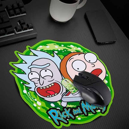 Subsonic Rick & Morty Gaming mouse pad Gift mouse pad for office under official Rick and Morty licence 30 cm