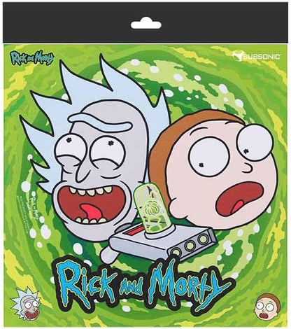 Subsonic Rick & Morty Gaming mouse pad Gift mouse pad for office under official Rick and Morty licence 30 cm
