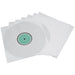 Hama Binnenhoezen voor vinylplaten, 10 stuks (met transparant kijkvenster) vinyl LP-hoes, beschermhoes