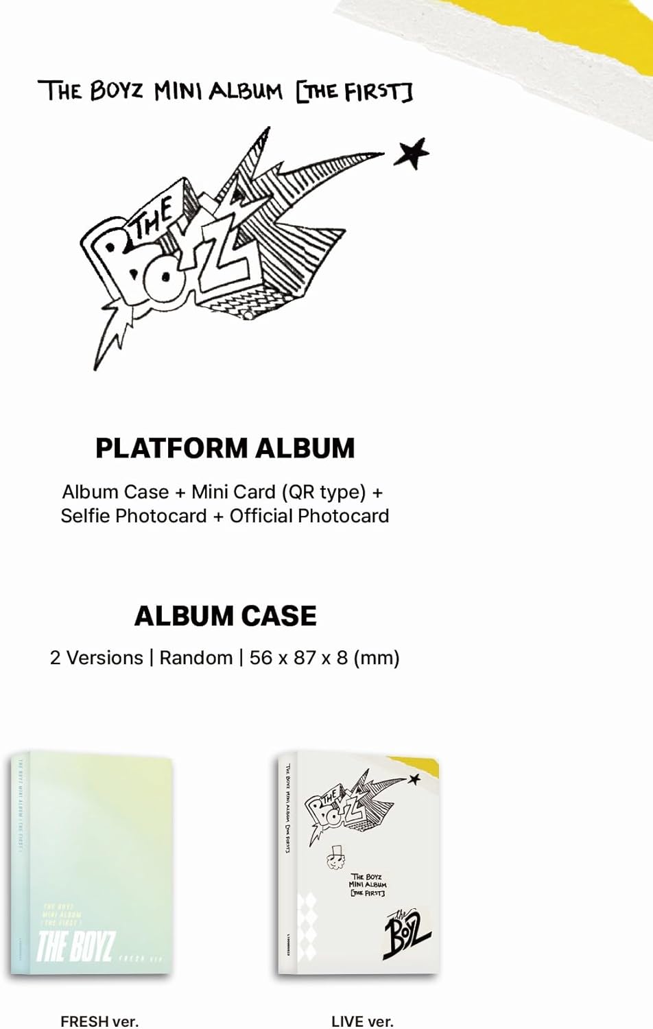 The Boyz: Debut Album (Platform Version)